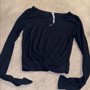 Alo yoga Black Long Sleeve Women's Top